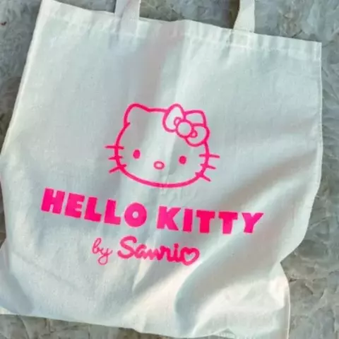 Ecobag Hello Kitty Rosa