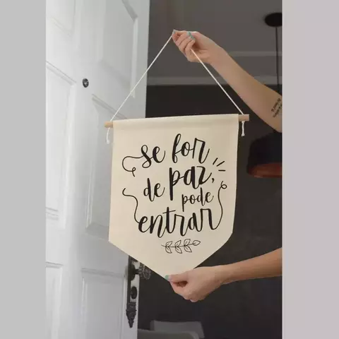 Flâmula "Se for de Paz, pode entrar"