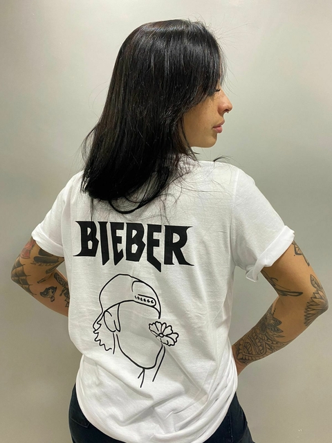 Camiseta Justin Bieber - 100% Algodão