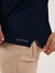 Camisa Gola Polo na Malha High Ramado Azul Marinho - loja online