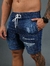 Short Street Cargo Jeans Azul - comprar online