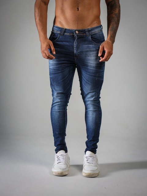 Calça Jogador Jeans Power Com Marcação - comprar online
