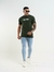 Imagem do Camisa Masculina LongLine Verde Militar