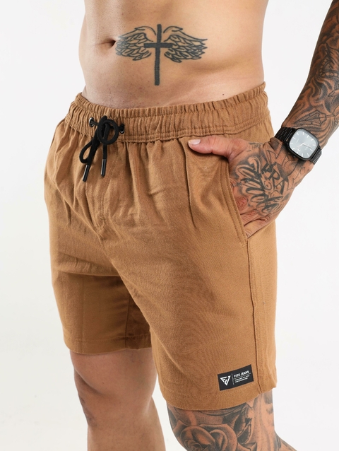 Short Jogger Mauricinho na Sarja - Caramelo - comprar online