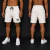 Short Moletom Masculino Algodão Branco - comprar online