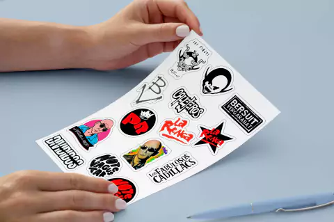 Plancha de Stickers Rock Nacional 2