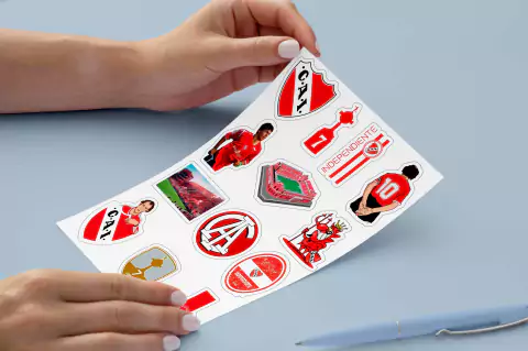 Plancha de Stickers Independiente