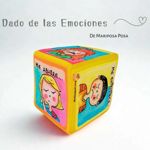 Dado de las Emociones de Mariposa Posa