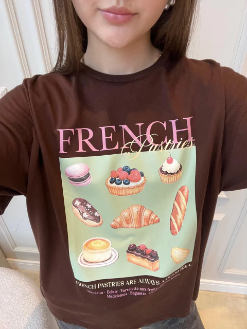 T-shirt Color French Pastries