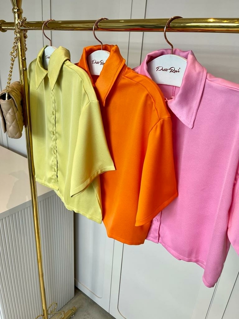 Camisa Cropped Manuella - comprar online