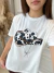 T-shirt Básica Estonada Saddle Up - Petit Rose