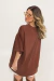 T-shirt Over Color Espresso - Petit Rose