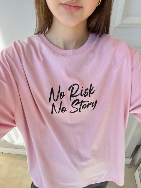 T-shirt Over Color No Risk No Story