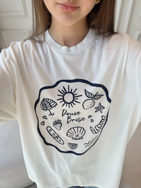 T-shirt Over Estonada Douce Brise