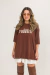 T-shirt Over Color Espresso - loja online