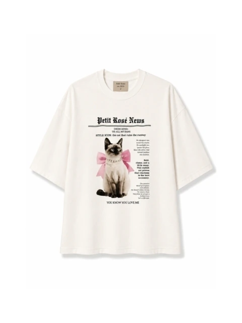 T-shirt Over Color Cat Journal