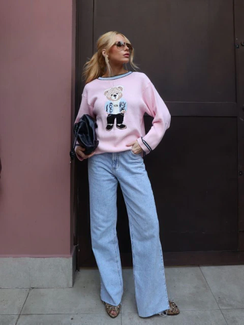Calça Jeans Wide Leg Midnight