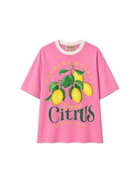T-shirt Over Bicolor Citrus