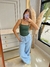 Calça Jeans Pantalona Cintia