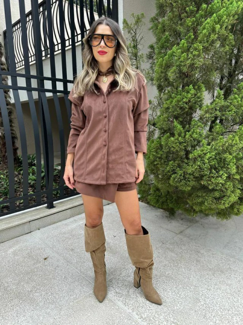 Camisa de Veludo Vivienne - comprar online