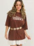 T-shirt Over Color Espresso - comprar online