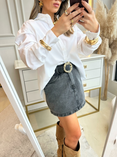 Short Saia Jeans Rafa