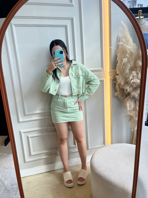 Jaqueta Jeans Cropped Annecy
