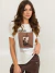 T-shirt Básica Estonada Mocha