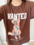 T-shirt Color Wanted Golden na internet