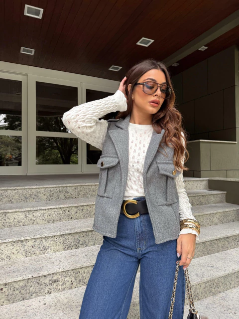 Colete De Lã Atlanta - comprar online