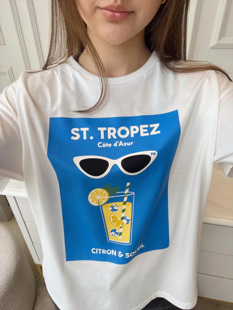 T-shirt Color St Tropez Poster