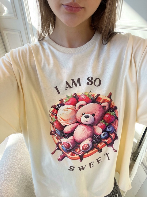 T-shirt Over Color Sweet Bear - comprar online