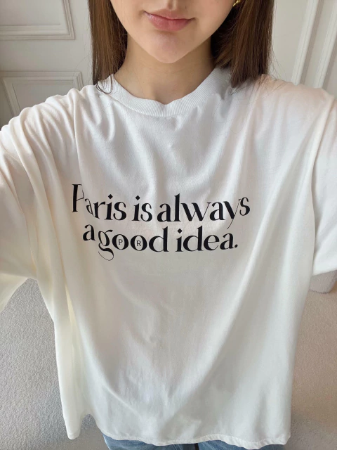 T-shirt Básica Estonada Paris