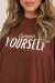 T-shirt Over Color Espresso na internet