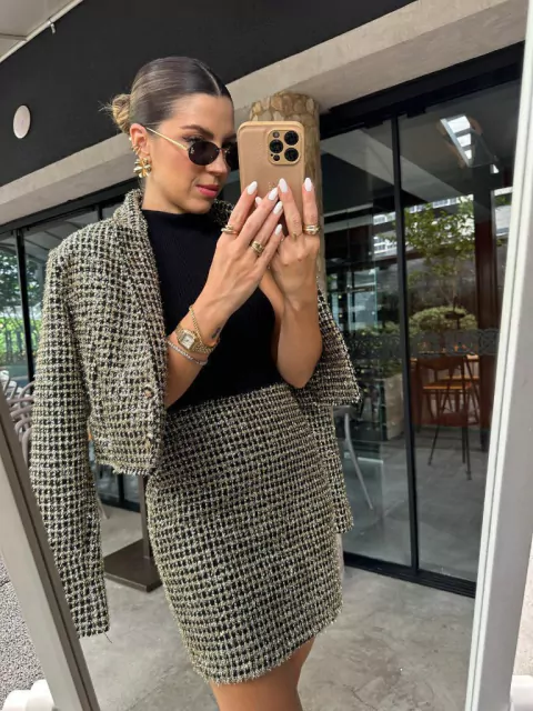 Saia de Tweed Jennie