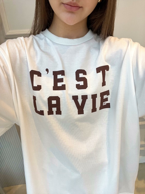 T-shirt Over Color Cest La Vie
