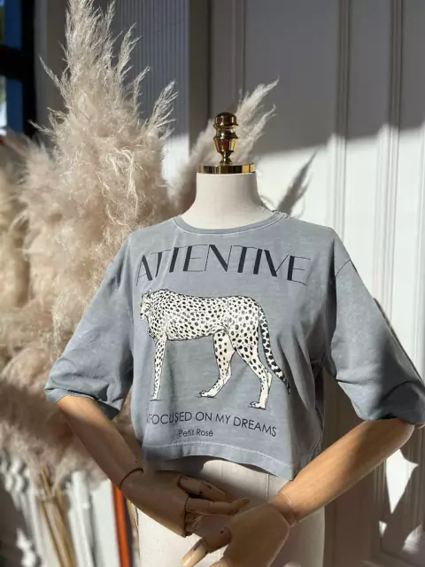 Cropped Estonado Onça