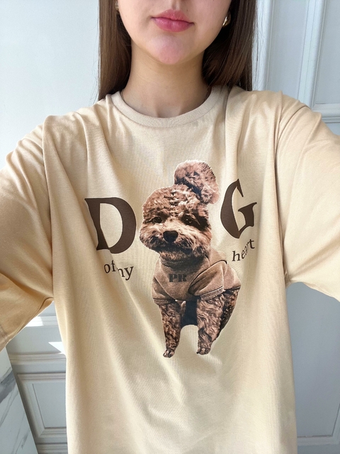 T-shirt Color Over Dog - comprar online
