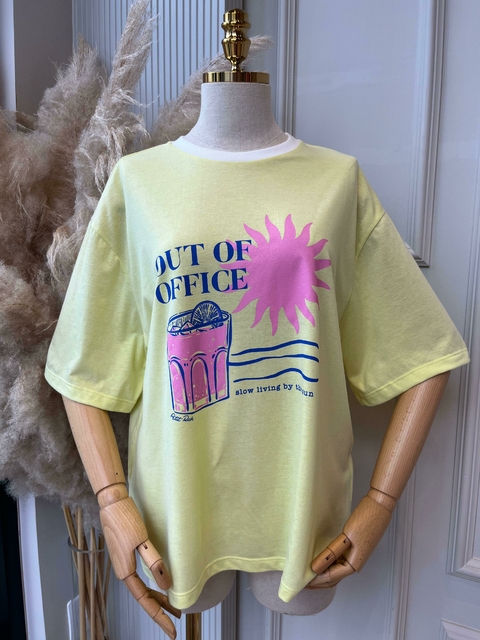 T-shirt Bicolor Out Of Office