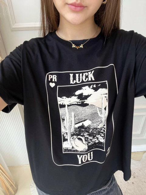 T-shirt Color Luck You - comprar online