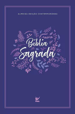 Bíblia AEC - Letra Grande - Capa Roxa