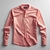 Camisa cuello MAO salmón