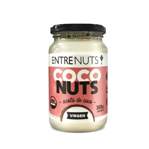 Aceite de coco virgen orgánico Entre nuts 360cc