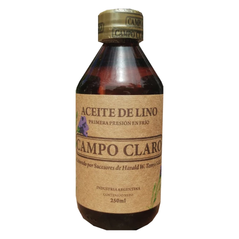 Aceite de lino orgánico Campo claro 250ml