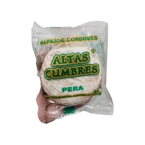 Alfajor de pera Altas cumbres 60g