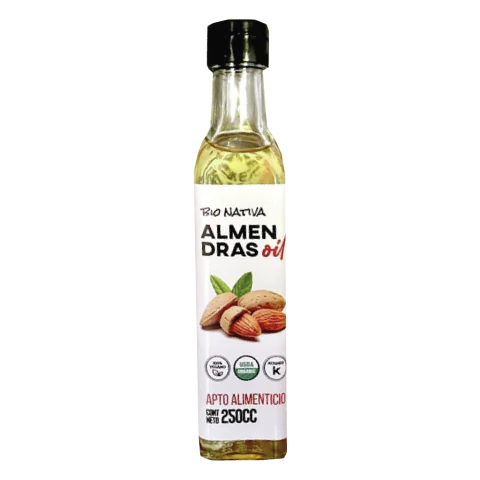 Aceite de almendras orgánico Bio nativa 250cc - comprar online