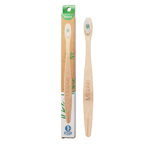 Cepillo de dientes de bambú suave Meraki 1und
