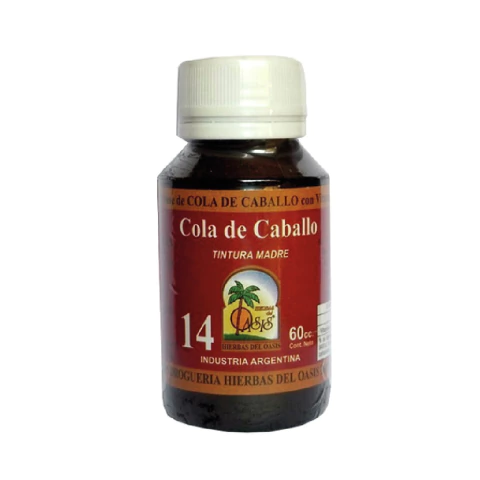 Tintura madre de cola de caballo Hierbas del oasis 60cc - comprar online