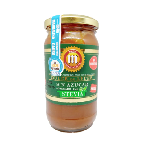 Dulce de leche con stevia sin fructosa Doña magdalena 400g