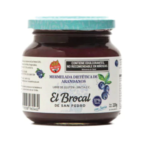 Mermelada de arándanos dietética El brocal 220g - comprar online